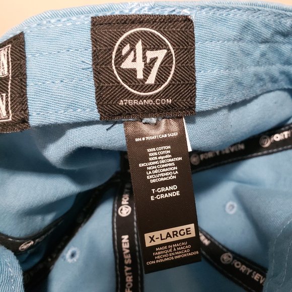 St Louis Cardinals Hat Cap Fitted XL Blue 47 Franchise Cooperstown MLB Mens - Picture 7 of 7